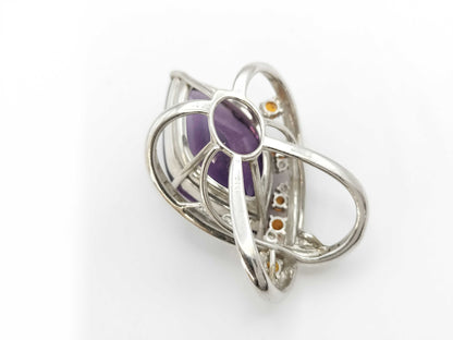 AM31.14ct, Colored Stone 0.75ct, D0.37ct, K18WG 23.4g Pendant Top 