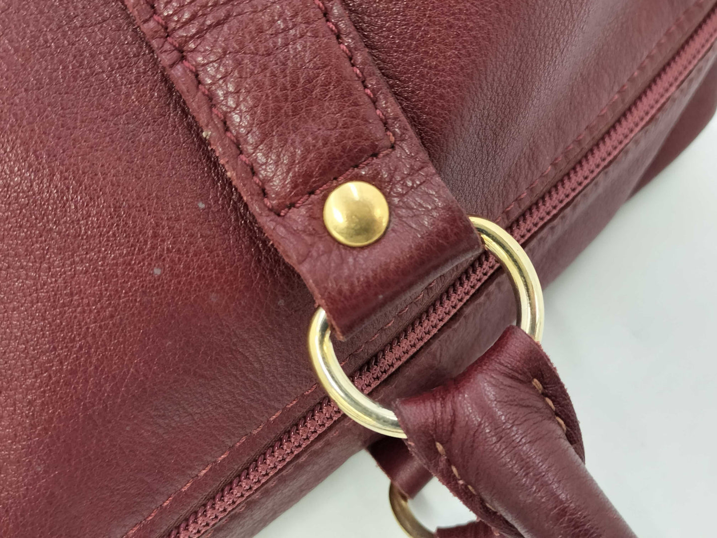 (10460_0203) LONG CHAMP Longchamp Boston Bag Bordeaux Boston Bag
