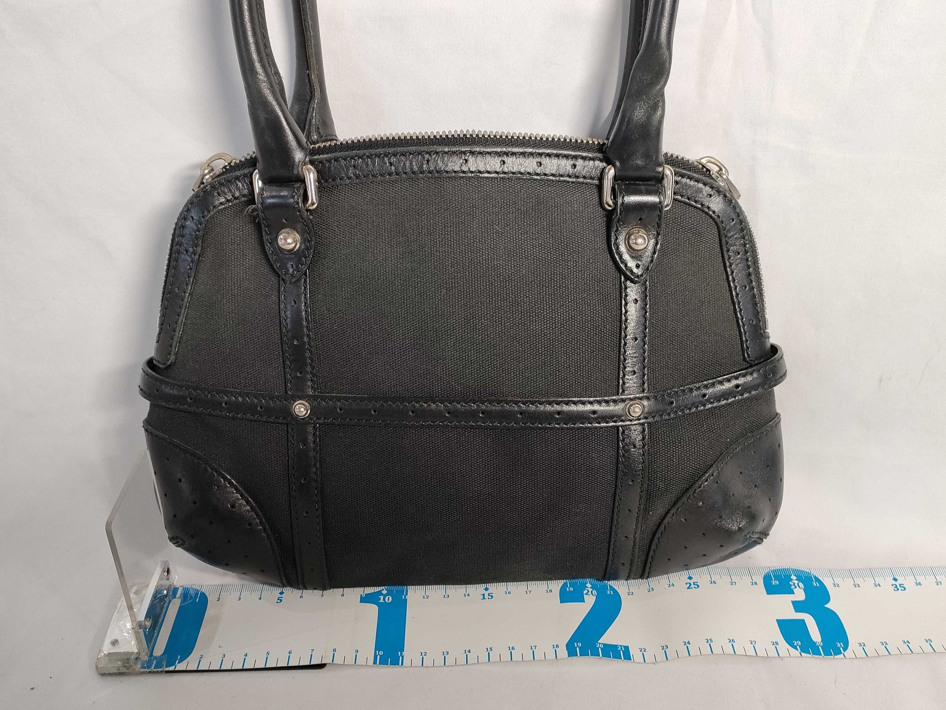 GUCCI GUCCI Gucci Tote Bag Handbag Interlocking Black Tote Bag