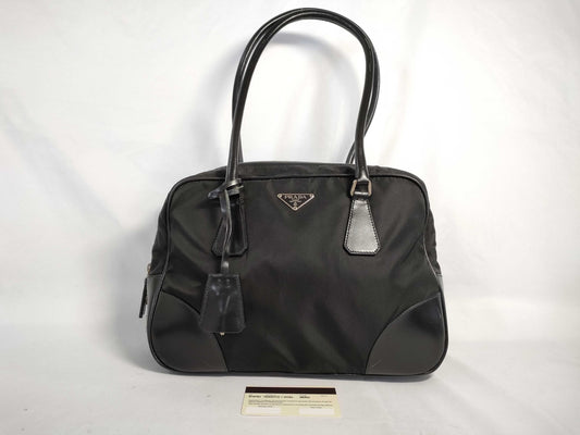 PRADA Nylon PRADA Prada Tote Bag Nylon Handbag Black Handbag