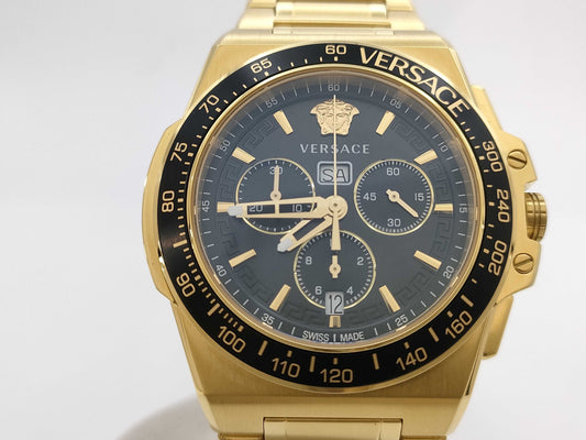 VERSACE VE7H00623 220019330933 Quartz Black Dial Men's Watch