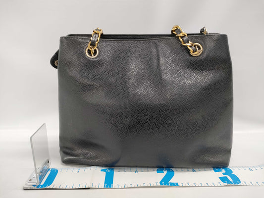 CHANEL CHANEL Shoulder Bag Caviar Turn Lock Shoulder Bag