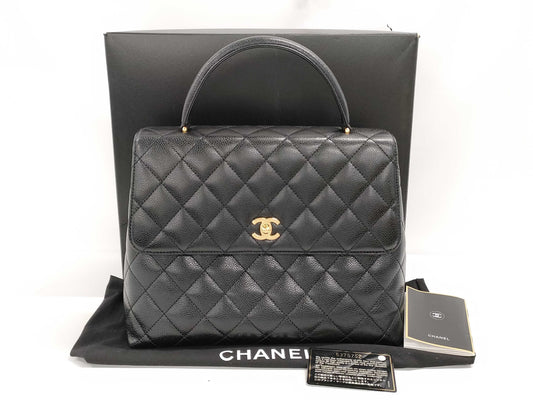 CHANEL Caviar Kelly-style Handbag, No. 6