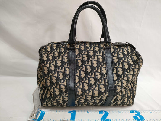 Dior Trotter Trotter Handbag Mini Boston Bag