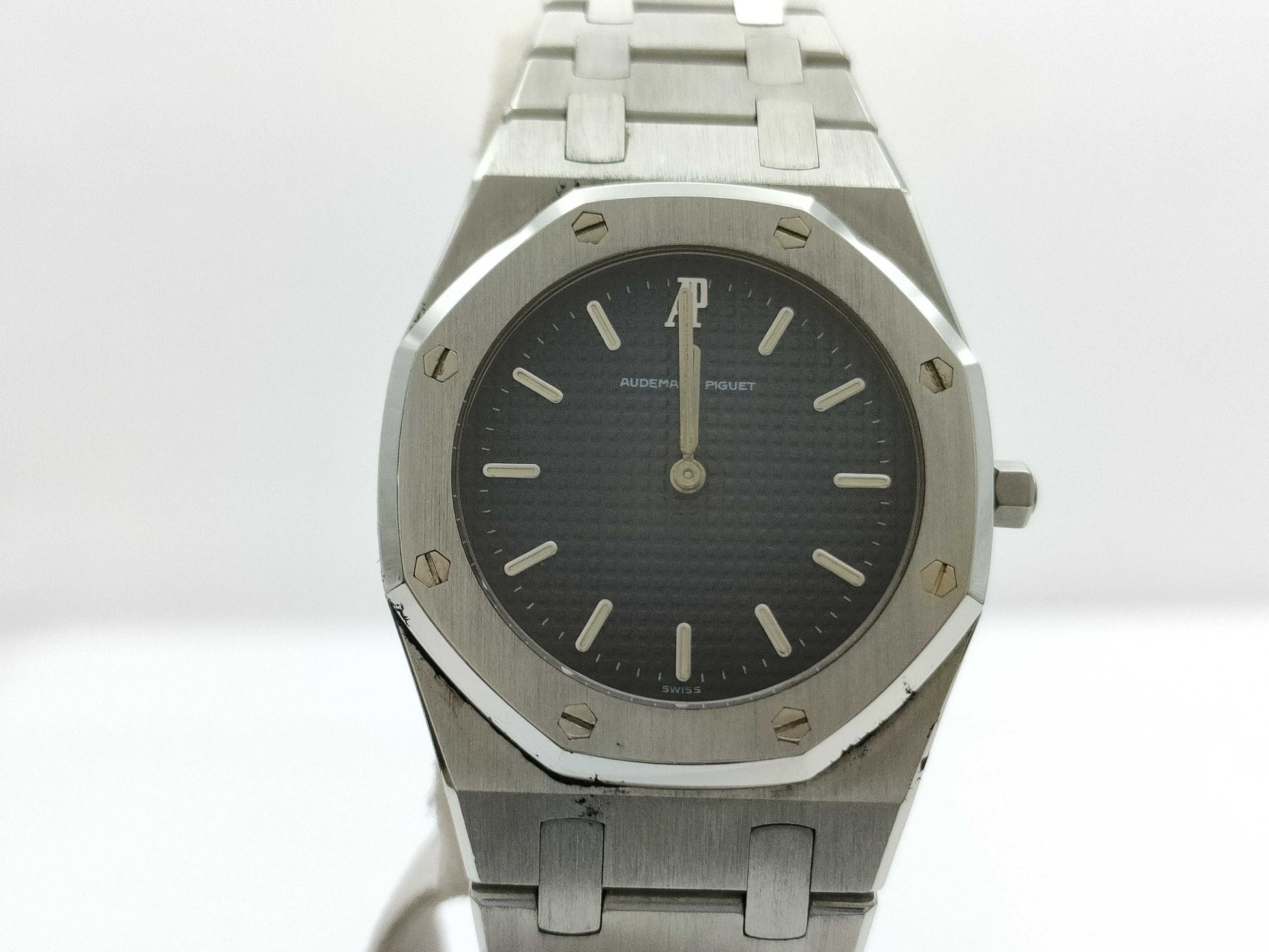 AUDEMARS PIGUET Royal Oak 6008ST 710 Quartz Black Dial Unoperated Women's Watch
