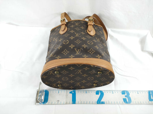 LOUIS VUITTON Monogram Bucket PM M42238 SR0928 Monogram Bucket Shoulder Bag Handbag Tote Bag Shoulder Bag