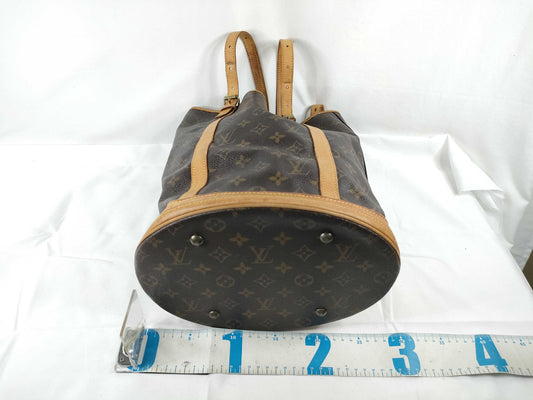 LOUIS VUITTON Monogram Louis Vuitton M42236 Bucket GM FL0020 Monogram Bucket Bag Tote Bag