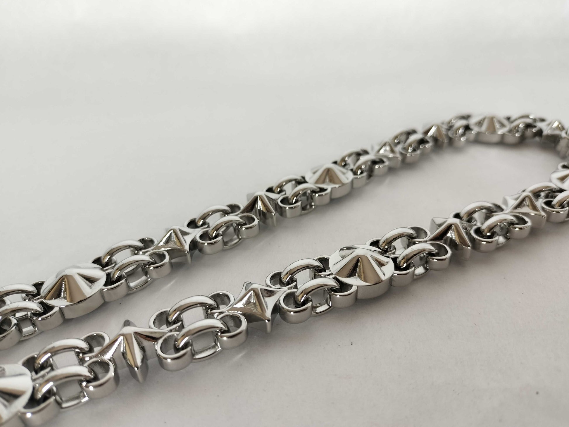 LOUIS VUITTON Dauphine Accessory Strap, Silver Stainless Steel with Silver Brass Hardware