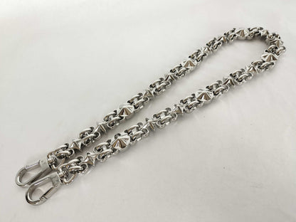 LOUIS VUITTON Dauphine Accessory Strap, Silver Stainless Steel with Silver Brass Hardware