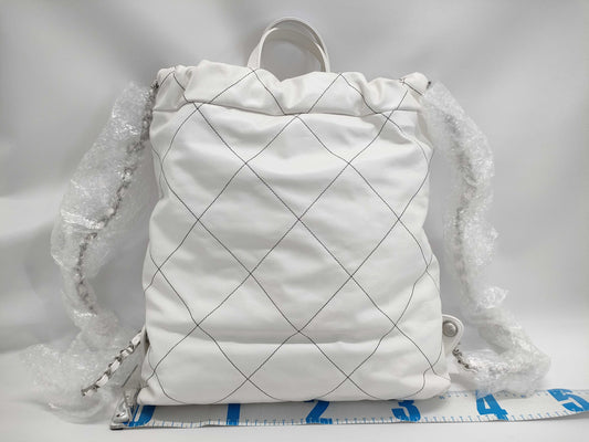 CHANEL Chanel 22 Backpack White Bag