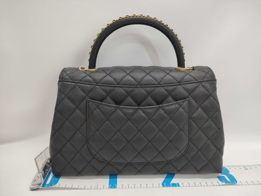 CHANEL Caviar Skin Coco Handle 29 Caviar/Black Handbag
