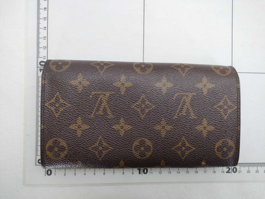 LOUIS VUITTON LOUIS VUITTON Monogram LV Monogram Porte Monnaie Credit Wallet M61725 MB1002
