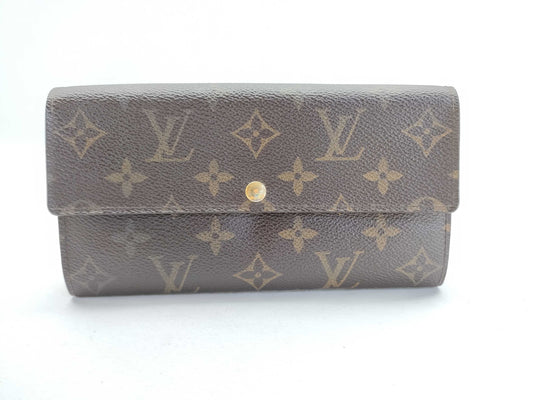LOUIS VUITTON LOUIS VUITTON Monogram LV Monogram Portefeuille Sarah M61734 CA0058 Wallet