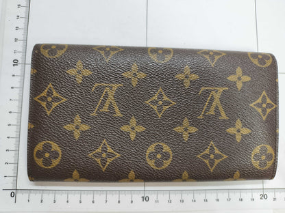 LOUIS VUITTON LOUIS VUITTON Monogram LV Monogram Porte Monnaie Credit Wallet M61725 TH0092