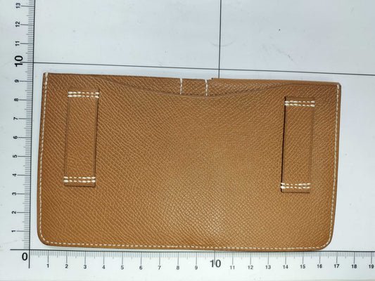 HERMES Leather Accessory Case Brown Other Accessories