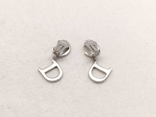 Dior Christian Dior earrings, plated silver earrings