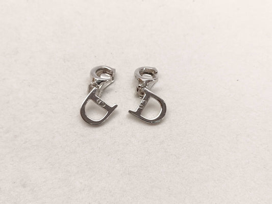 Dior Christian Dior earrings, plated silver earrings