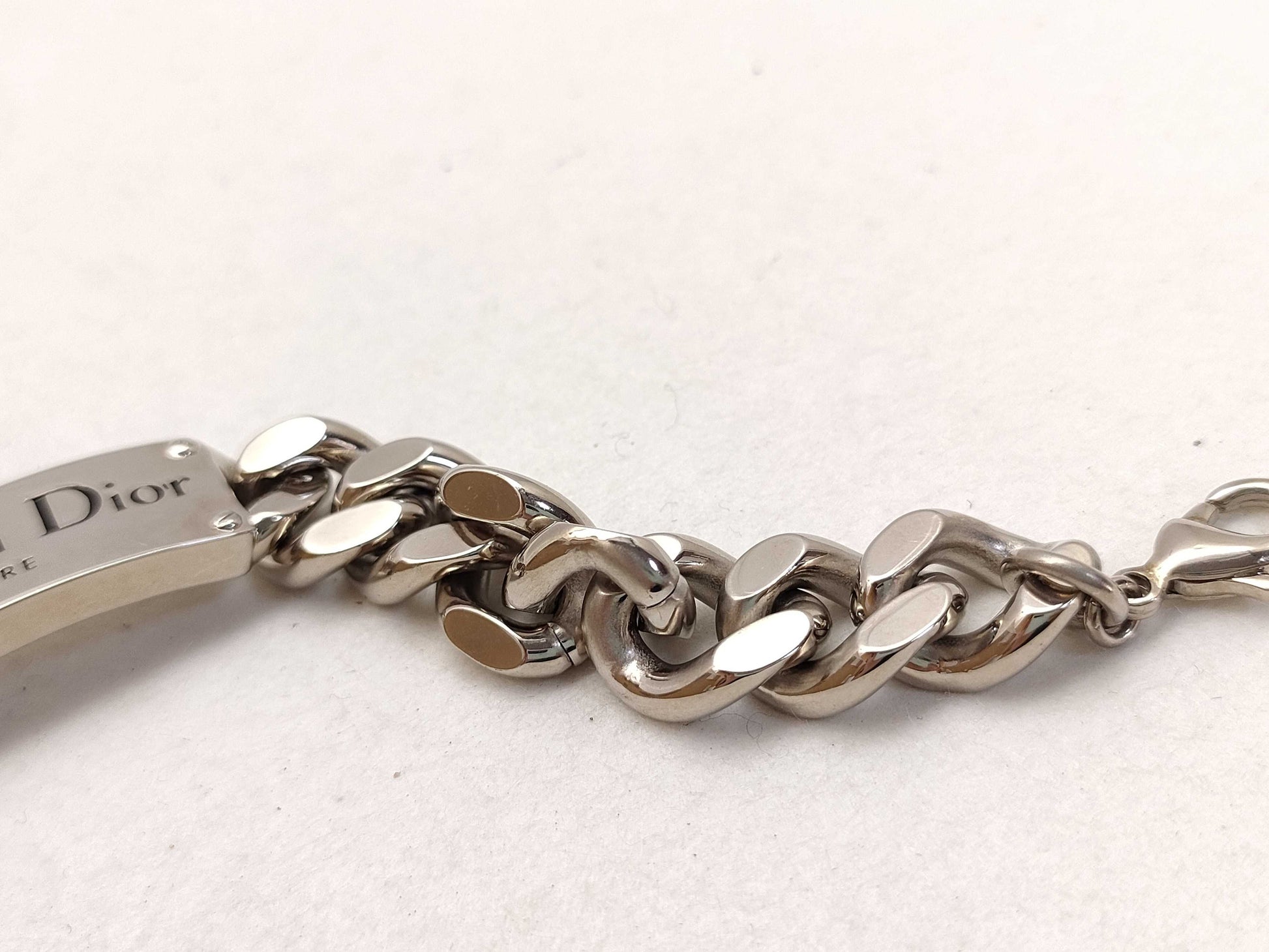 Dior Christian Dior Bracelet Plated Silver Bracelet Bangle