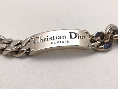 Dior Christian Dior Bracelet Plated Silver Bracelet Bangle