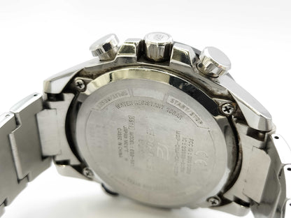 CASIO Edifice EQB-501 5519 003A116H Solar Men's Watch, Black Dial, Unworked, Current Condition