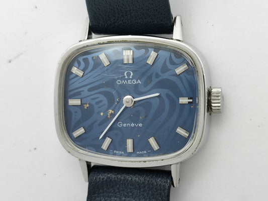 OMEGA Geneve Manual Winding Blue Dial Women's Watch