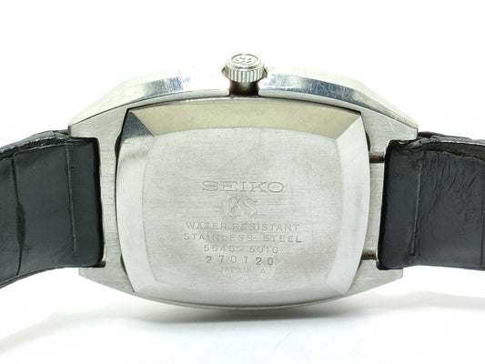 SEIKO Grand Seiko 5645-5010 270120 Stainless Steel/Leather/AT Silver Dial Current Condition Men's Watch