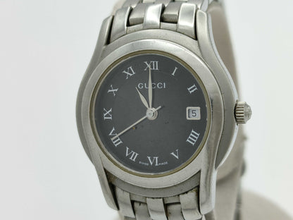 GUCCI 5500L 0063414 Quartz Black Dial Women's Watch 