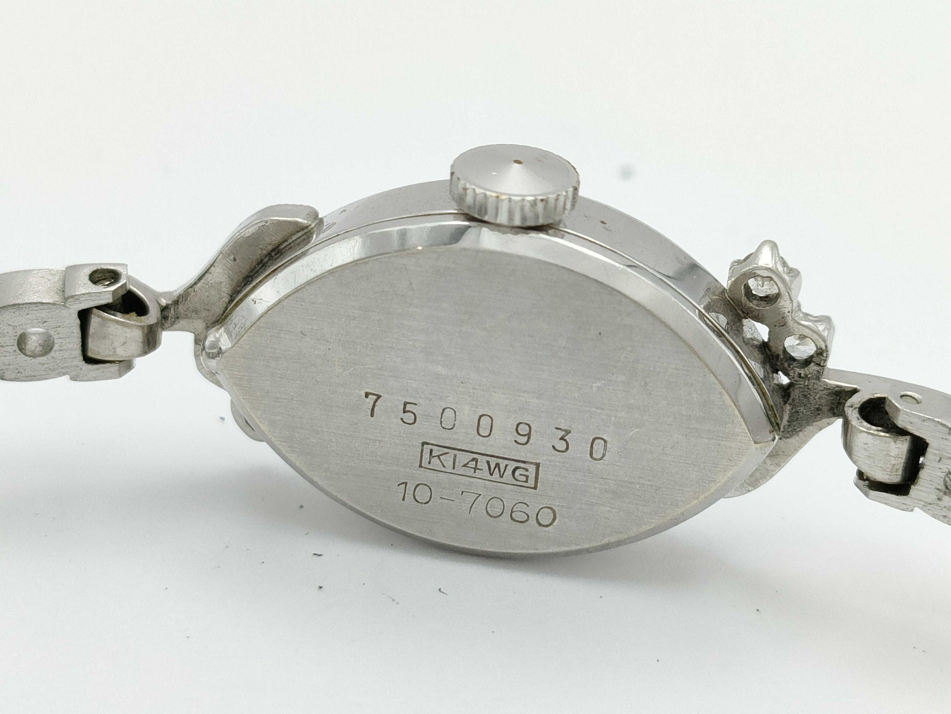 SEIKO Solar 10-7060 7500930 K14WG Hand-wound Women's Watch