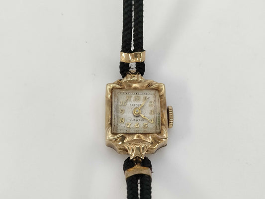 LAFORTE Hand-wound Ivory Dial Women's Watch, Unmoving, Condition
