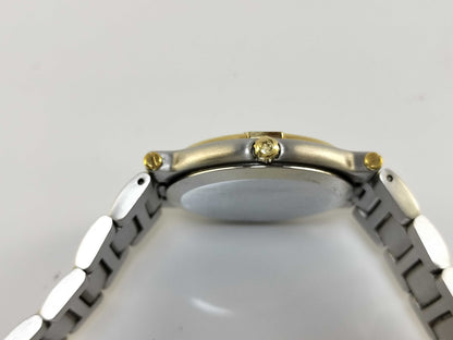 GUCCI 9000M 0229136 SS/GP/QZ Gold Dial Non-Working/No Operational Guarantee Women's Watch