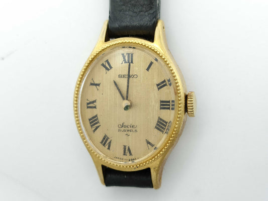 SEIKO Socie 11-8530 6D0662 K14 Manual Winding Unmoving Women's Watch