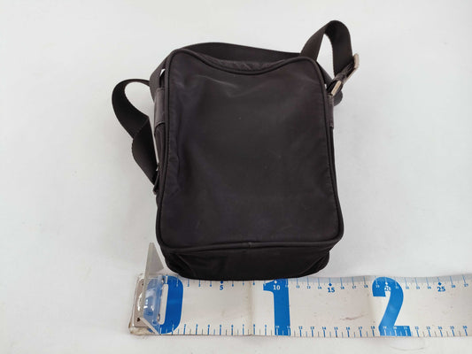 PRADA Nylon Prada Triangle Logo Tessuto Shoulder Bag Black Shoulder Bag