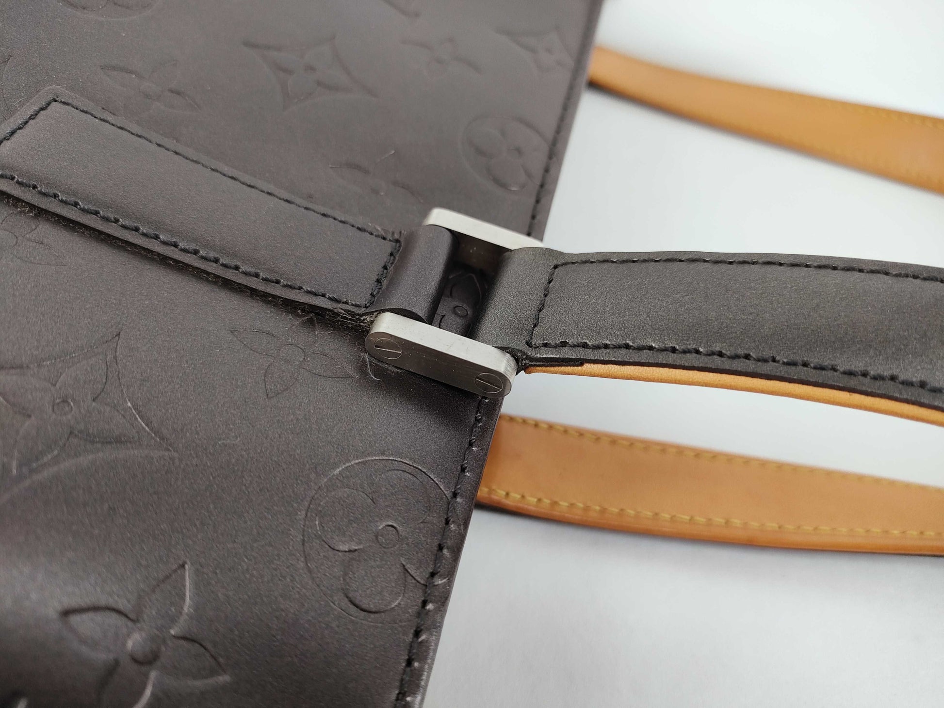 LOUIS VUITTON Monogram Empreinte LV Monogram Matte Stockton M55115 CA1012 Handbag