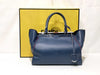 FENDI Trois Jours Leather Handbag 8BH279-81D 178-3262 Navy Handbag