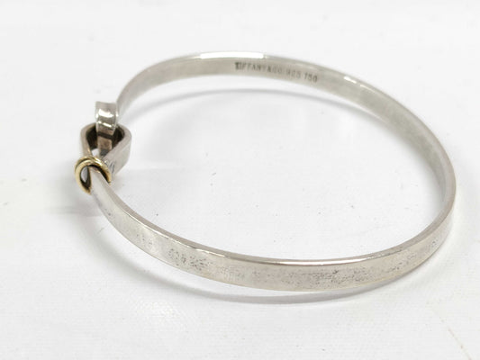 Tiffany & Co. Tiffany Hook and Eye Bracelet SV925/750 Silver Bracelet/Bangle