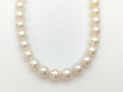 TASAKI Pearl Necklace, approx. 6.5-6.9mm diameter, sterling silver, 26.8g 