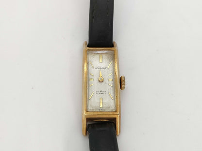 SEIKO 4002 Manual Winding Ivory Dial Unmoving 18K Gold Women's Watch