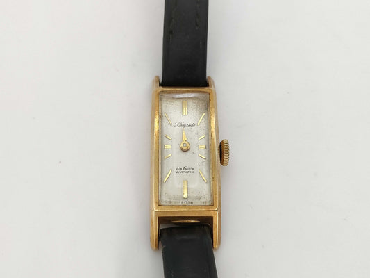 SEIKO 4002 Manual Winding Ivory Dial Unmoving 18K Gold Women's Watch