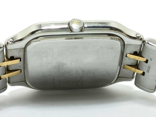 SEIKO Credor 9581-5020 220284 18KT/SS/QZ Silver Dial Non-Working/No Operational Guarantee Men's Watch