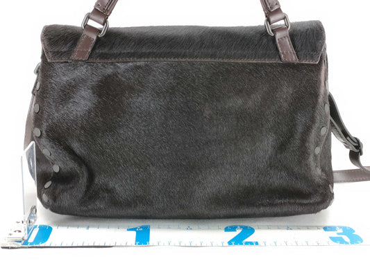Zanellato Harako x Leather 2-Way Handbag 44295271 Brown Handbag