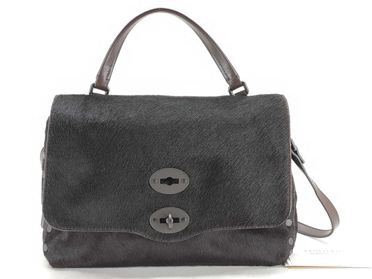 Zanellato Harako x Leather 2-Way Handbag 44295271 Brown Handbag