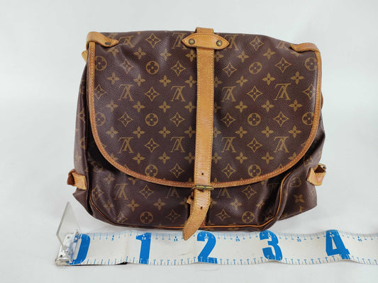 LOUIS VUITTON Monogram LV Monogram Saumur 35 M42254 AR0940 Shoulder Bag