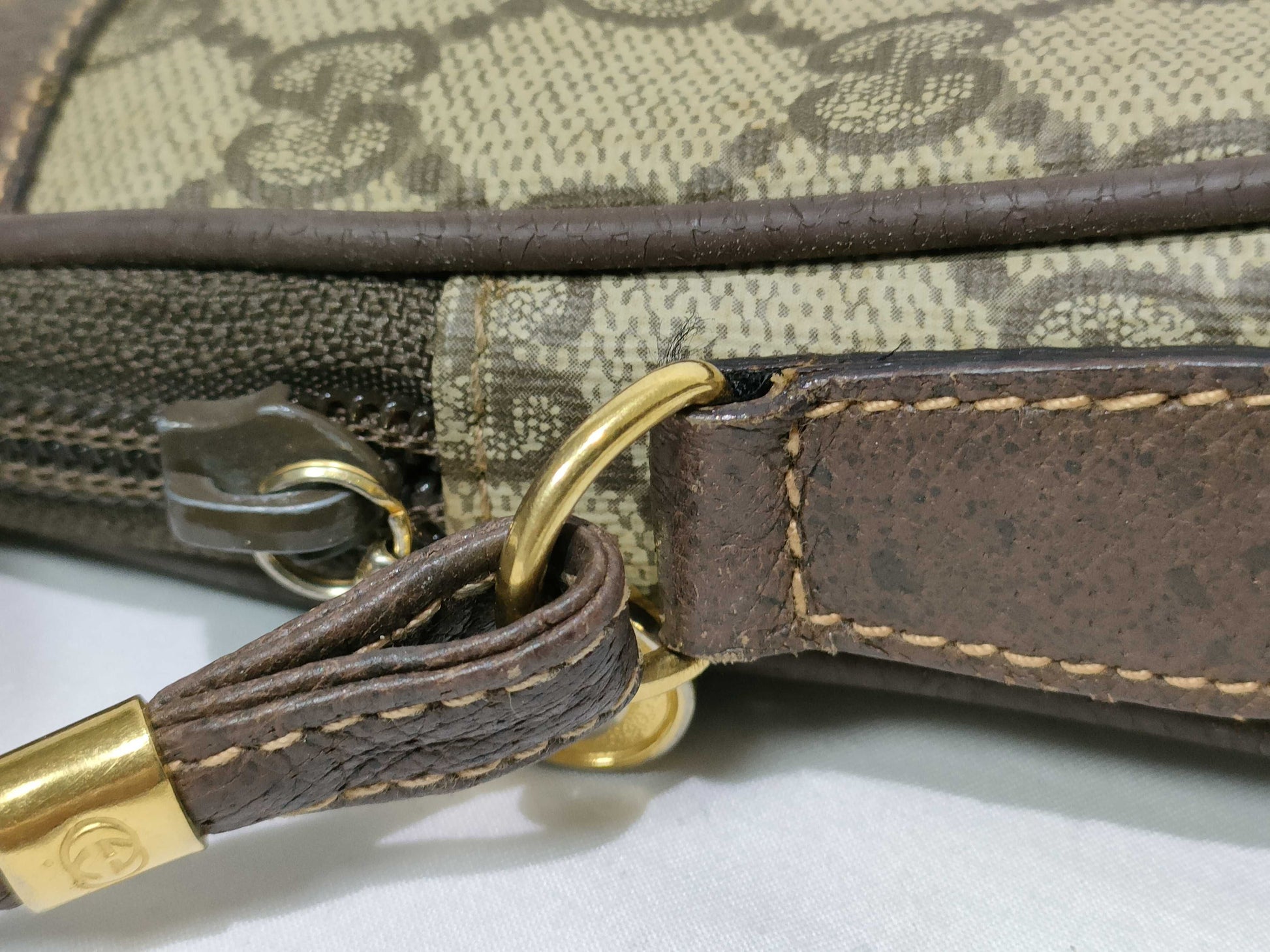 GUCCI GG Supreme Shoulder Bag 004・14・6428 Brown Shoulder Bag
