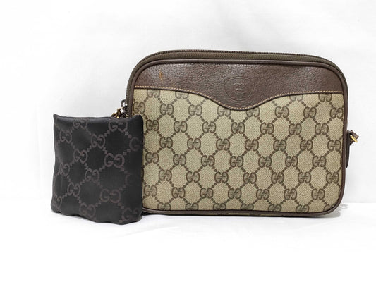 GUCCI GG Supreme Shoulder Bag 004・14・6428 Brown Shoulder Bag