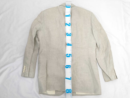 HERMES Linen x Rayon Set Gray Other Apparel