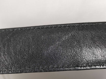 GUCCI Bamboo Leather 2-Way Handbag 001.1577.200047 Black Handbag