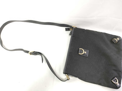 GUCCI Abbey GG Canvas Shoulder Bag 131326 204991 Black Shoulder Bag