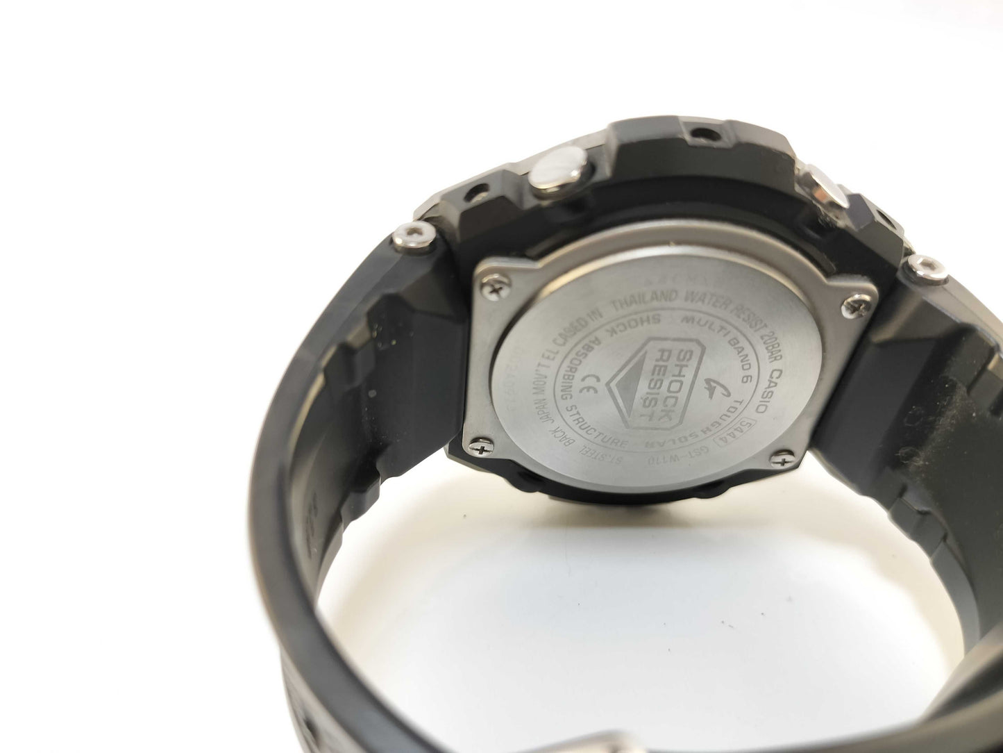 CASIO GST-W110 002A097J SS/Rubber/Solar Digital/Analog Dial Men's Watch