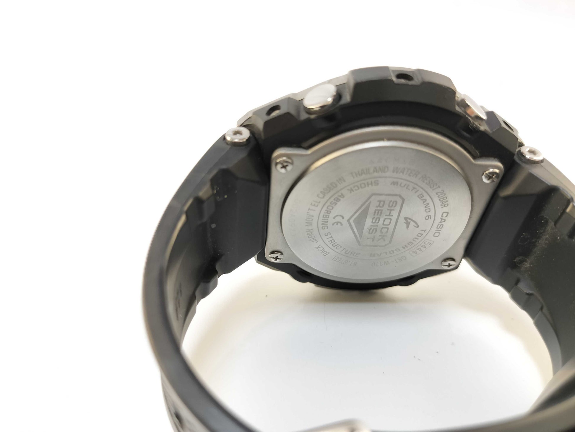 CASIO GST-W110 002A097J SS/Rubber/Solar Digital/Analog Dial Men's Watch