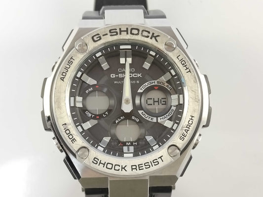 CASIO GST-W110 002A097J SS/Rubber/Solar Digital/Analog Dial Men's Watch